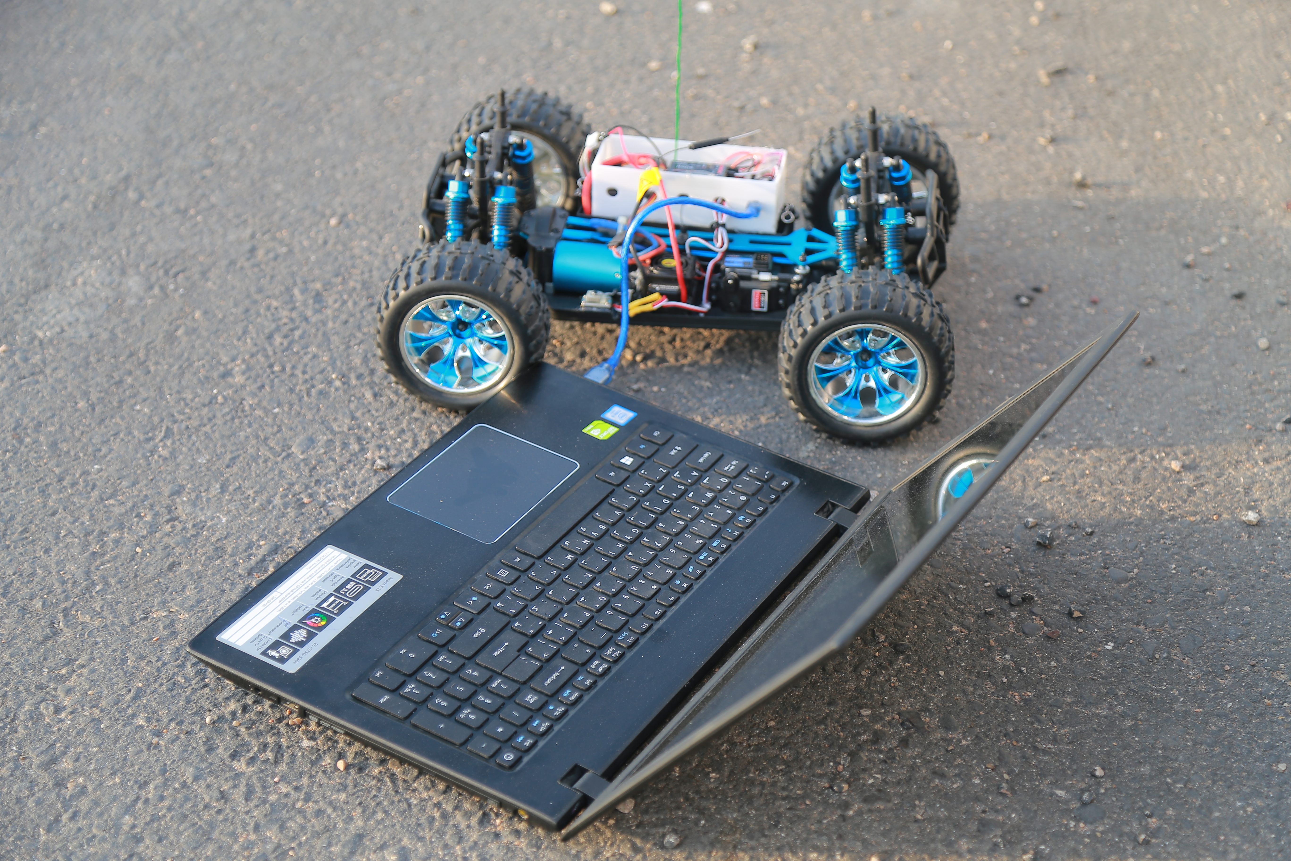 IoT RC vehicle with speed control system